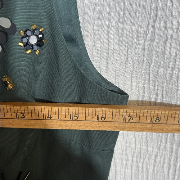 NWT Boden Brunswick emerald‎ embellished dress sz 8R - Picture 8 of 13